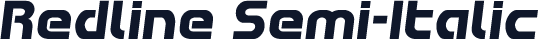Redline Semi-Italic