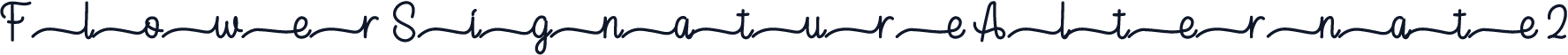 Flower Signature Alternate 2