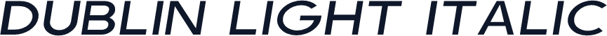 Dublin Light Italic