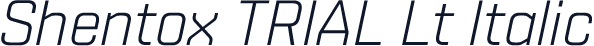 Shentox TRIAL Lt Italic