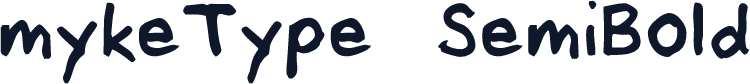 mykeType SemiBold
