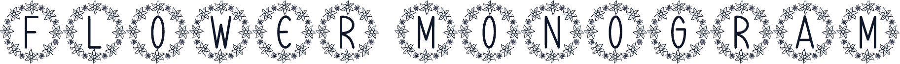 Flower Monogram