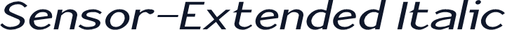 Sensor-Extended Italic