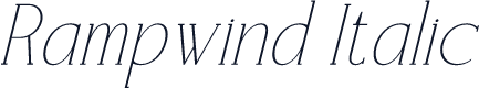 Rampwind Italic