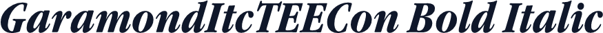 GaramondItcTEECon Bold Italic