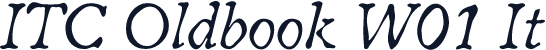 ITC Oldbook W01 It
