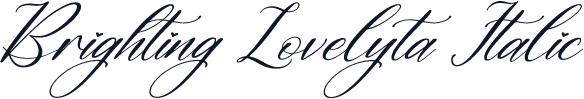 Brighting Lovelyta Italic