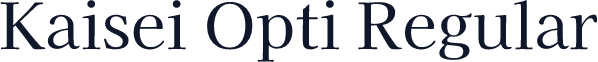 Kaisei Opti Regular
