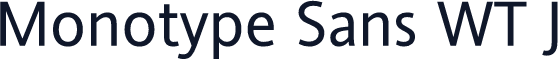 Monotype Sans WT J