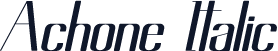 Achone Italic