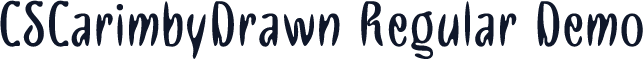 CSCarimbyDrawn-Regular Demo