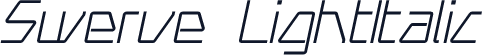 Swerve  LightItalic