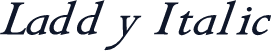 Laddy Italic