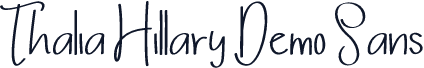 Thalia Hillary Demo Sans