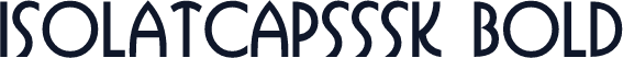 IsolatCapsSSK Bold