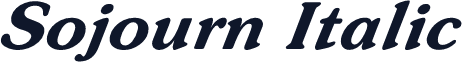 Sojourn Italic