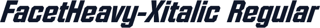 FacetHeavy-Xitalic Regular