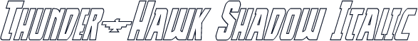 Thunder-Hawk Shadow Italic