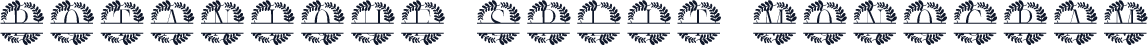 Botanique Split Monogram