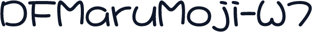 DFMaruMoji-W7
