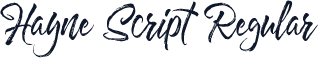 Hayne Script Regular