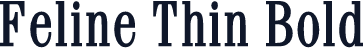 Feline Thin Bold