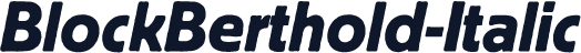 BlockBerthold-Italic