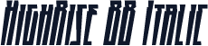 HighRise BB Italic
