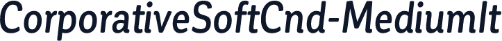 ☞CorporativeSoftCnd-MediumIt