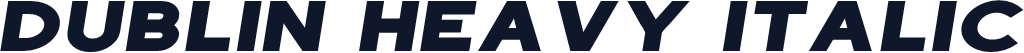 Dublin Heavy Italic