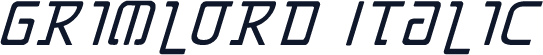 Grimlord Italic