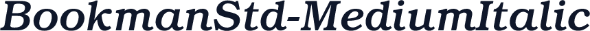 BookmanStd-MediumItalic