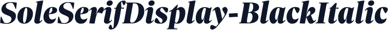 SoleSerifDisplay-BlackItalic
