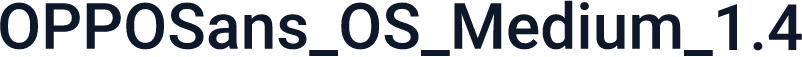 OPPOSans_OS_Medium_1.4