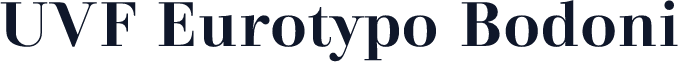 UVF Eurotypo Bodoni
