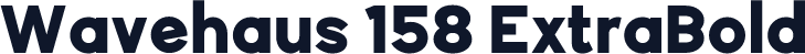Wavehaus 158 ExtraBold