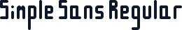 Simple Sans Regular