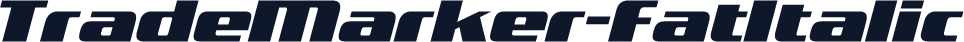 TradeMarker-FatItalic