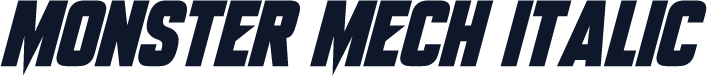 Monster Mech Italic