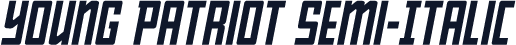 Young Patriot Semi-Italic