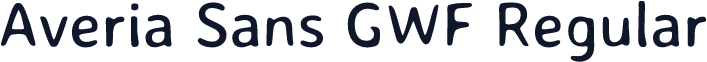 Averia Sans GWF Regular
