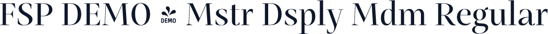 FSP DEMO - Mstr Dsply Mdm Regular