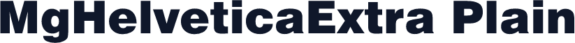 MgHelveticaExtra Plain