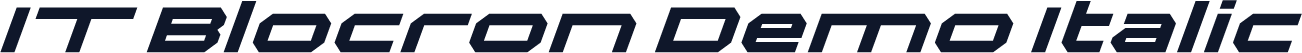 IT Blocron Demo Italic