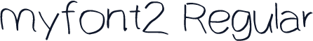 myfont2 Regular