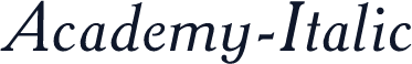 Academy-Italic