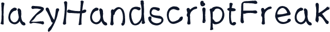 lazyHandscriptFreak