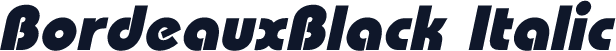 BordeauxBlack Italic