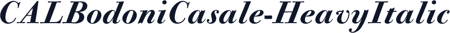 CALBodoniCasale-HeavyItalic