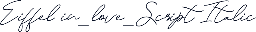Eiffel in_love_Script Italic
